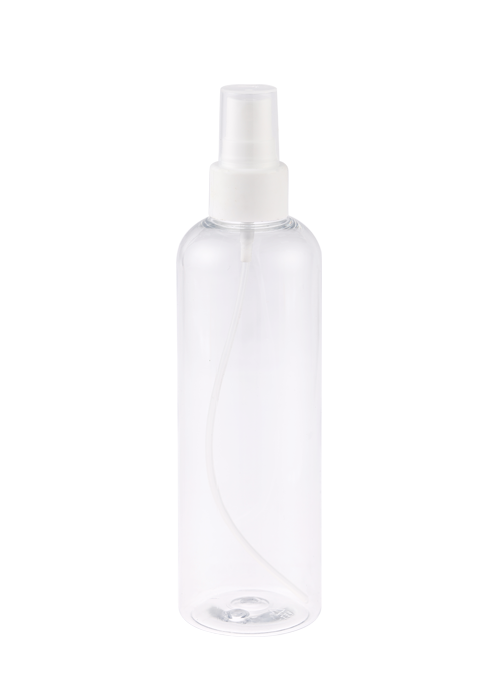 زجاجة رذاذ مستديرة شفافة سعة 100-200 مللي