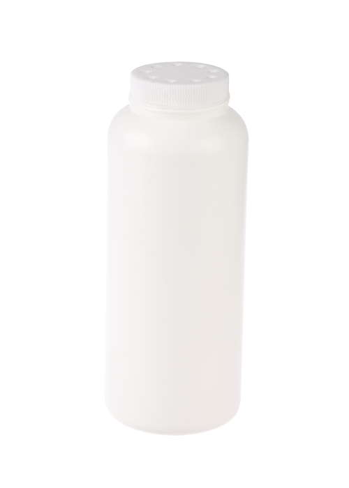 100-300g PE غطاء زجاجة مسحوق الحرارة الشائكة مع ثقب