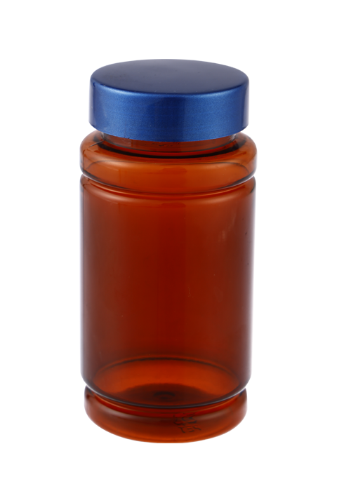 150g PET Bamboo Capsule زجاجة براون غطاء معدني زجاجة المنتج الصحي