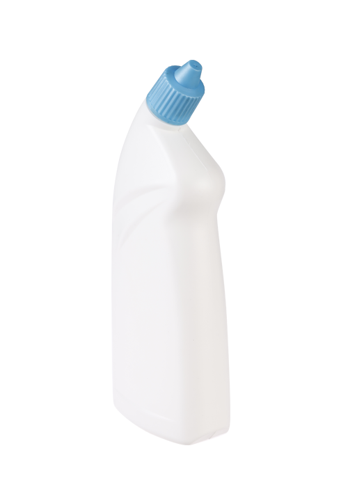 600-700 مللي زجاجة منظفات من البولي ايثيلين المائل الفم لتنظيف المرحاض زجاجة مطهرات سائلة