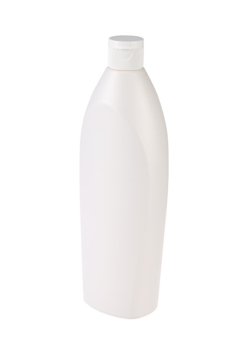 زجاجة بغطاء لولبي سائل سعة 500 مل من البولي إيثيلين