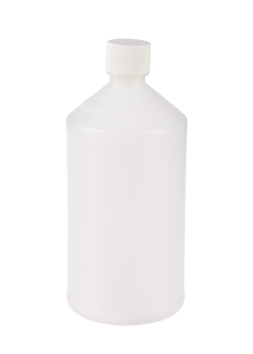 زجاجة سائلة بيضاء PE 500 مل